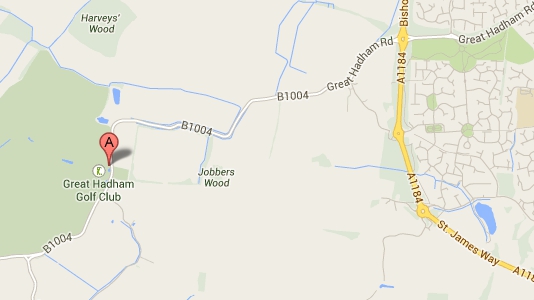 Our location on a map